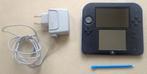 2DS zwart / blauw + originele oplader, Ophalen of Verzenden, Gebruikt, Zwart, 2DS