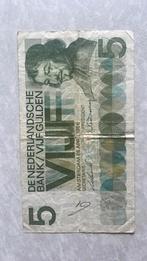 5 gulden biljet 1966, Postzegels en Munten, Bankbiljetten | Nederland, Ophalen of Verzenden, 5 gulden