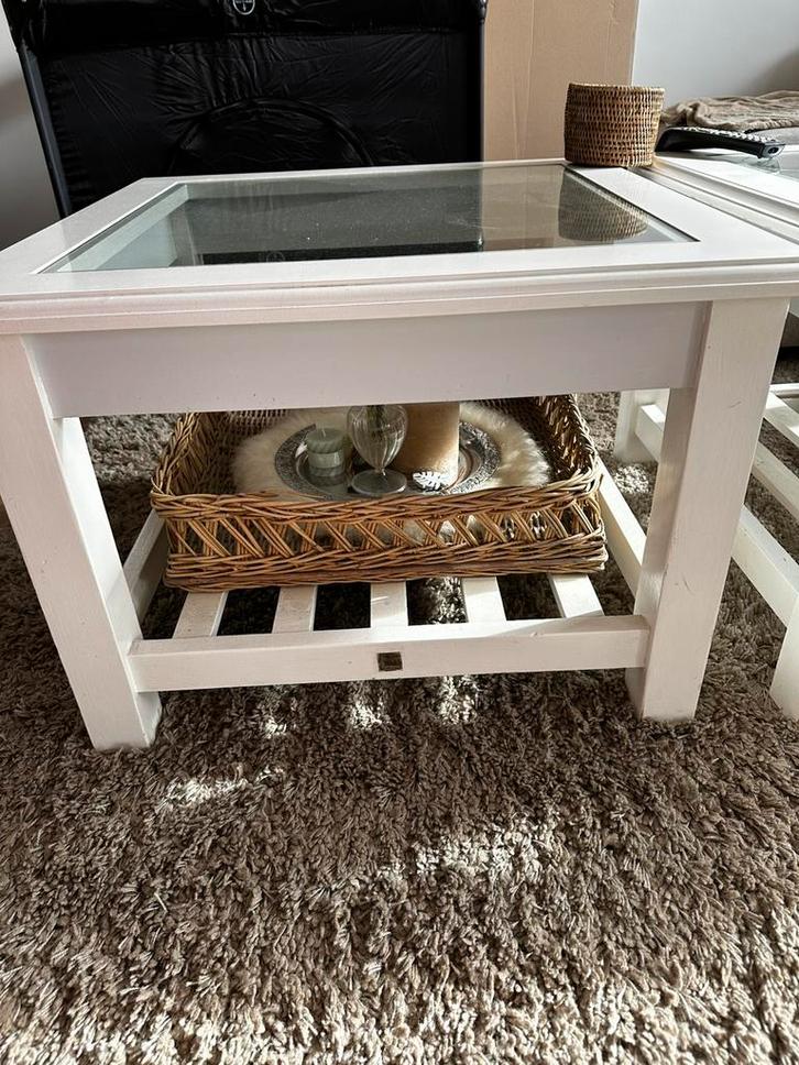 Riviera Maison tafeltje, Huis en Inrichting, Tafels | Salontafels, Gebruikt, 50 tot 75 cm, 50 tot 100 cm, 50 tot 100 cm, Vierkant