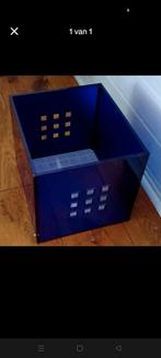 Gezocht Kallax lekman bakken blauw., Ophalen, 25 tot 50 cm, Minder dan 100 cm