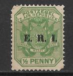 Transvaal 1901 Overdruk E.R.I. postfris + plakker, Postzegels en Munten, Postzegels | Afrika, Verzenden, Zuid-Afrika, Postfris