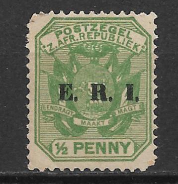 Transvaal 1901 Overdruk E.R.I. postfris + plakker beschikbaar voor biedingen