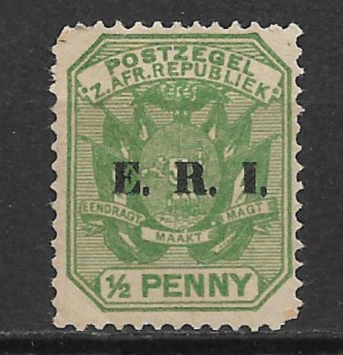 Transvaal 1901 Overdruk E.R.I. postfris + plakker, Postzegels en Munten, Postzegels | Afrika, Postfris, Zuid-Afrika, Verzenden