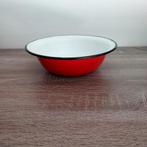 Emaille schaal rood, Ophalen of Verzenden