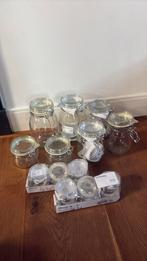 Glazen potten korken ikea, Ophalen, Zo goed als nieuw, Glas, Pot, Bus of Blik