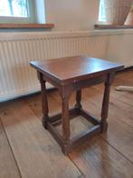 Antiek plantentafeltje tafeltje sidetable krukje hout, Ophalen