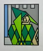 Zeefdruk Ed van Doorn - The old wise Jester, Verzenden