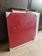Magneetbord van gehard glas 50 x 50 cm - rood (nieuw), Ophalen, Nieuw, Magneetbord