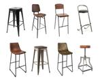 Kantine barkrukken industrieel kantine meubilair stoel  864, Ophalen of Verzenden, Nieuw, Bruin, Vijf, Zes of meer stoelen