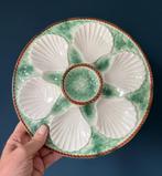 Chantilly vintage oesterschaal voor 6 oesters groen/wit, Huis en Inrichting, Keuken | Servies, Verzenden, Porselein, Overige stijlen