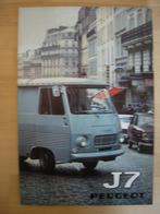 Peugeot J7 Bestelwagen Brochure 1974, Peugeot, Peugeot, Zo goed als nieuw, Ophalen