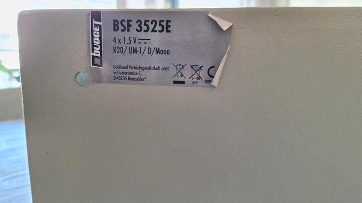 Budget BSF 3525E Kluis met Elektronisch Slot, Huis en Inrichting, Brandblussers en Brandkasten, Gebruikt, Brandkast, Ophalen