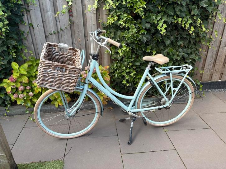 Batavus Damesfiets Diva met Mand, Fietsen en Brommers, Fietsen | Dames | Damesfietsen, Gebruikt, Batavus, Versnellingen, 53 tot 56 cm