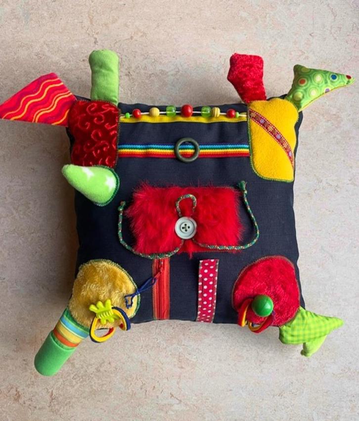 Voelkussen tastkussen friemelkussen - Dementie Alzheimer, Diversen, Verpleegmiddelen, Nieuw, Ophalen of Verzenden