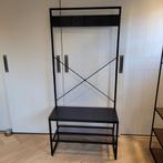 Metalen kapstok met bankje, Ophalen, Zo goed als nieuw, Metaal, Staande kapstok