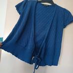 Petit king louie vest blauw zgan 8 tot 10 jaar met pofmouwen, Ophalen of Verzenden, Zo goed als nieuw, Meisje