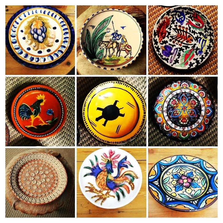 Wandborden diversen keramiek dieren fruit antiek etc., Antiek en Kunst, Curiosa en Brocante, Ophalen of Verzenden