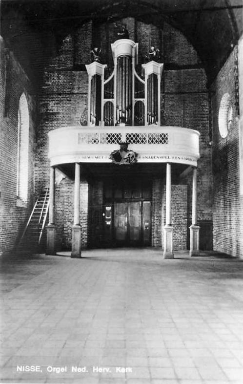 (377-192-009) Nisse NH Kerk, Verzamelen, Ansichtkaarten | Nederland, Zeeland, Verzenden