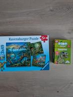 Dino Puzzel en Dino Kwartet, Ophalen of Verzenden, Meer dan 50 stukjes, Zo goed als nieuw, 4 tot 6 jaar