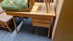 vintage schoolbureau/retro werkplek / set, Ophalen, Gebruikt