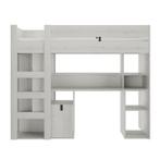 Lugano hoogslaper met bureau - 90x200 - Wit eiken