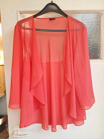 Select Hermann Lange vestje vest maat 54 roze oranje  beschikbaar voor biedingen