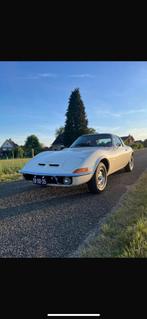 Opel GT 1969 Wit, Auto's, 970 kg, Achterwielaandrijving, Leder en Stof, Wit