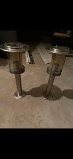 Rvs lantaarn, Ophalen, Minder dan 50 watt, Staande lamp, Netvoeding