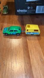 Majorette VW Golf 2 GTI 1:56 met caravan!, Verzenden, Gebruikt, Auto