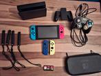 Nintendo Switch 1 + 3 Games + USB Gamecube Controller, Spelcomputers en Games, Ophalen, Gebruikt