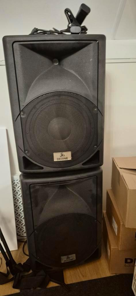 Devine Artis 12A Actieve Speakers - Set van 2, Audio, Tv en Foto, Luidsprekers, Gebruikt, Front, Rear of Stereo speakers, Overige merken