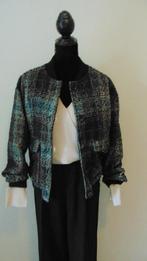 Korte wolmix jasje van La fee maraboutee maat 40, Kleding | Dames, Jassen | Winter, Maat 38/40 (M), La Fee Maraboutee, Zwart, Ophalen of Verzenden