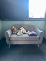 Klein grijze bankje, als nieuw, Huis en Inrichting, Ophalen, Zo goed als nieuw, Minder dan 50 cm