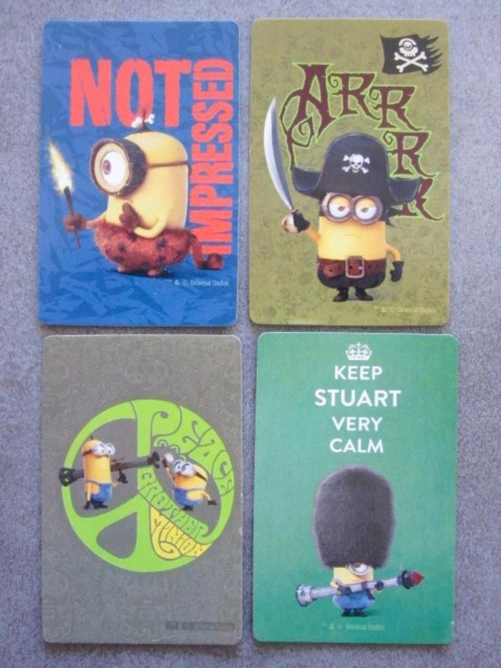9 verzamelkaarten Minions - Disney Pixar Minion, Verzamelen, Film en Tv, Foto of Kaart, Ophalen of Verzenden