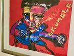 FABIAN, EYE CATHER- GRUMBLE 2002…zeefdruk, Antiek en Kunst, Kunst | Litho's en Zeefdrukken, Ophalen