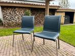 Nomad eetkamerstoel, set a 6 stuks, Huis en Inrichting, Stoelen, Ophalen, Gebruikt, Blauw, Leer