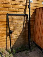 Zwarte tuinpoort 173 hoog, 90 cm breed Locinox, Tuin en Terras, Tuinpoorten, Ophalen, Minder dan 100 cm, Zo goed als nieuw, Draaipoort