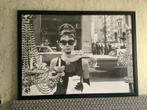 Audrey Hepburn Poster - Ingelijst, Huis en Inrichting, Woonaccessoires | Schilderijen, Tekeningen en Foto's, Ophalen, 125 cm of meer