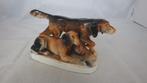 prachtig retro keramiek beeldje van 2 honden, Ophalen of Verzenden, Overige typen