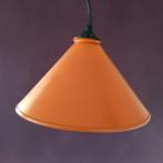 Hanglamp,RETRO,Vintage,ORANJE,plafond,zwart,1960,lamp,jeugd, Ophalen of Verzenden, Huis en Inrichting