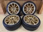 BMW 3 4 serie M3 M4 velgen 19inch 5x120 TPMS zomerbanden, Auto-onderdelen, Banden en Velgen, Gebruikt, 275 mm, Banden en Velgen
