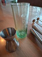 Bacardi Mojito set met 1 glas, Ophalen of Verzenden, Zo goed als nieuw, Borrel- of Shotglas