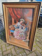 Roccoco stijl handgeschilderd schilderij, Antiek en Kunst, Kunst | Schilderijen | Klassiek, Ophalen