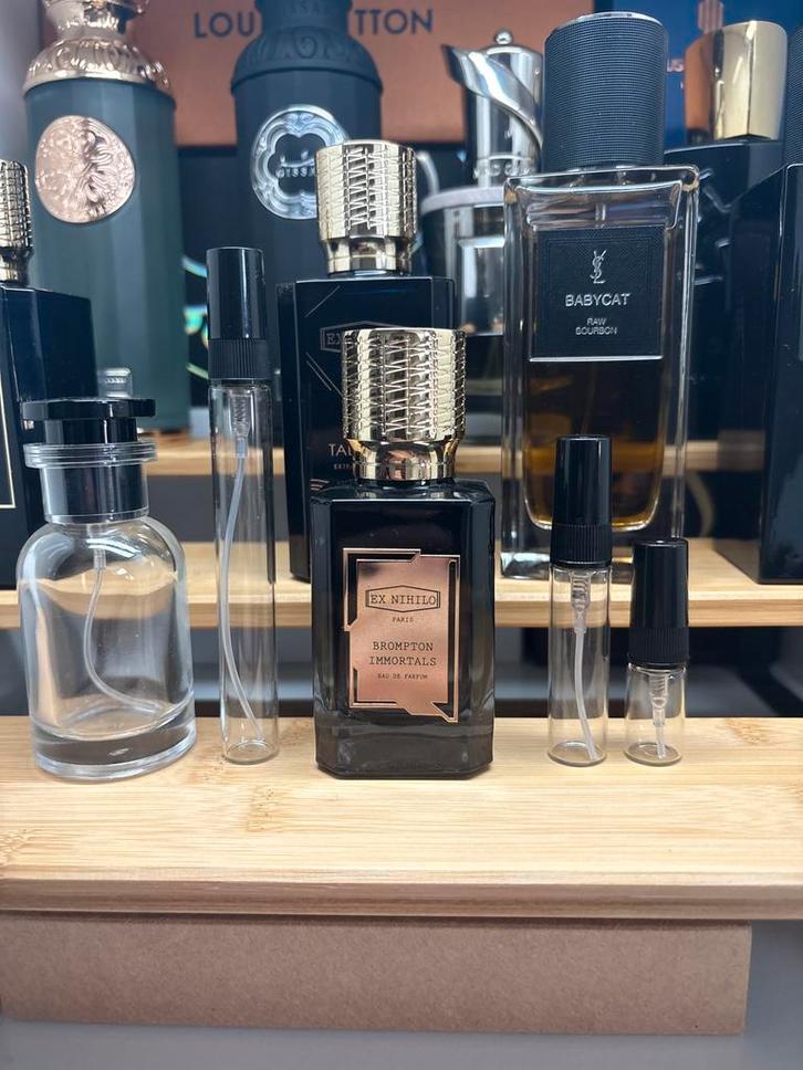 Ex Nihilo - Brompton Immortals 🪵🍦Sample/Decant, Sieraden, Tassen en Uiterlijk, Uiterlijk | Parfum, Zo goed als nieuw, Ophalen of Verzenden