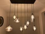 Hanglamp verschillende bollen 8 lichtpunten, Huis en Inrichting, Lampen | Hanglampen, Ophalen, Zo goed als nieuw, Minder dan 50 cm