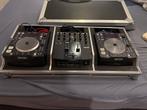 Denon DJ Set in Flightcase - Perfect voor Mobiele DJ's!, Ophalen, Gebruikt, Dj-set, Denon