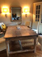 Antieke Franse Eettafel, Huis en Inrichting, Ophalen, Gebruikt, 100 tot 150 cm, Eikenhout