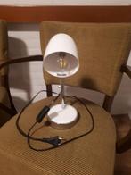 Bureaulamp wit, Ophalen of Verzenden, Zo goed als nieuw, Metaal, Modern