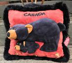 Knuffel kussen OH CANADA COLLECTION Black bear pillow, Kinderen en Baby's, Nieuw, Ophalen of Verzenden, Beer