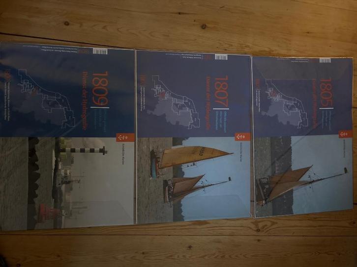 Hydrografische kaarten zeeland zuid-holland, Watersport en Boten, Navigatiemiddelen en Scheepselektronica, Zo goed als nieuw, Overige typen